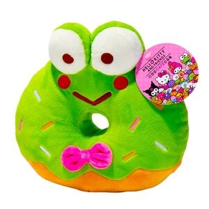 Hello Kitty & Friends Keroppi Donut Plush Toy - NWT